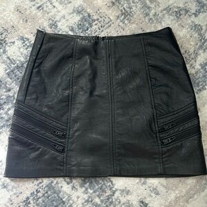 BlankNYC black leather skirt size 27
